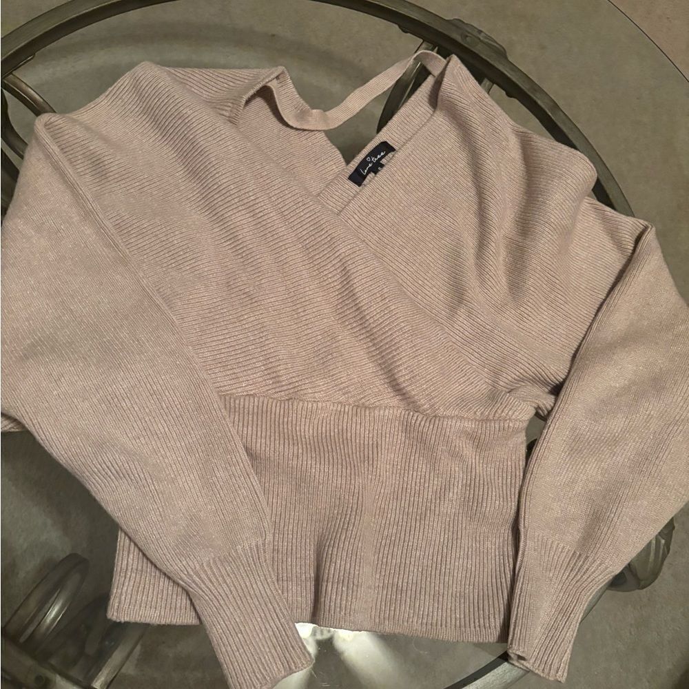 Love Tree ribbed sweater
